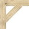 Ekena Millwork Traditional Block Rough Sawn Bracket w/ Offset Brace, Douglas Fir, 8"W x 30"D x 30"H BKT0806X30X30TRA05RDF - alternate 4